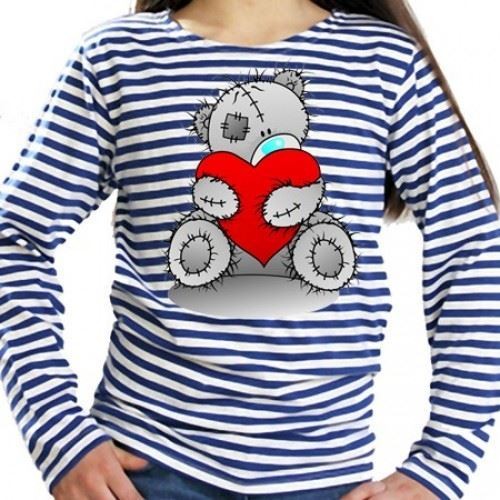 Тедди с сердечками 