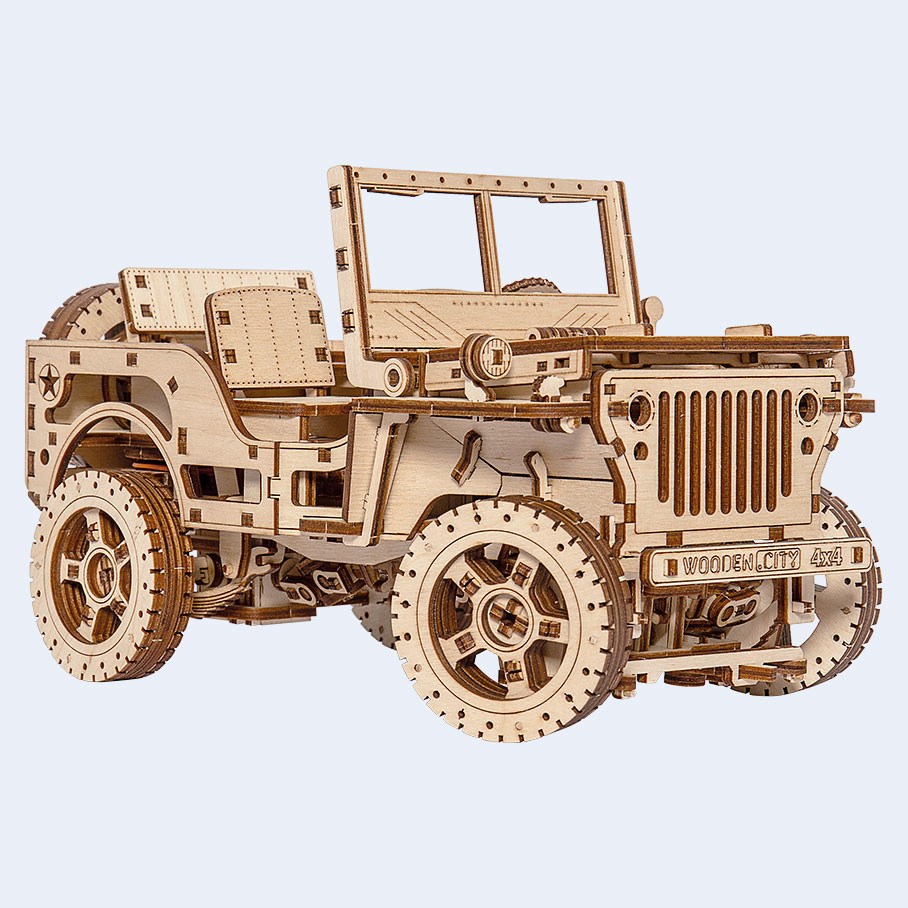 Конструктор Woodencity Джип 4х4