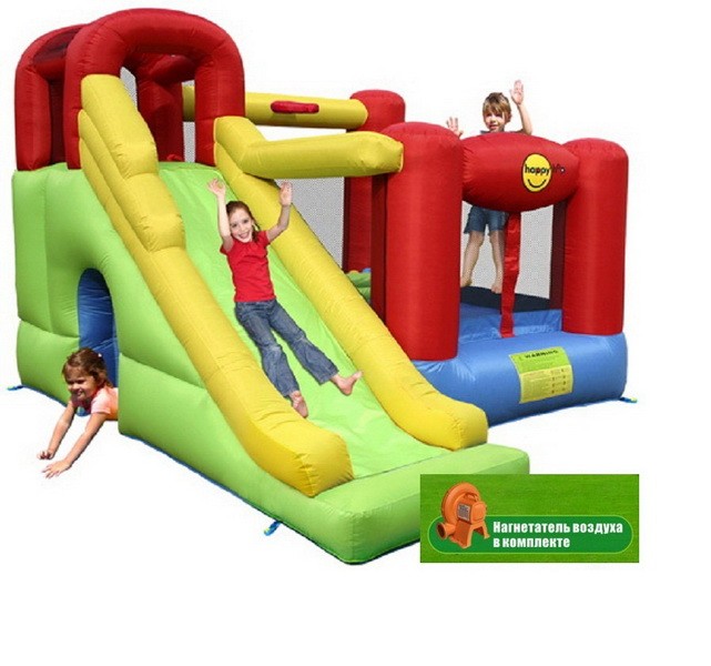 Детский надувной игровой центр 6 в 1 HAPPY HOP 9060