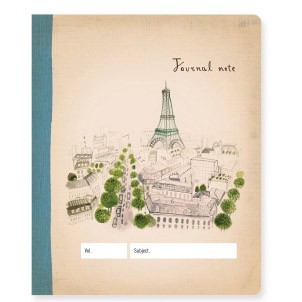 Мини-журнал для записей Paris