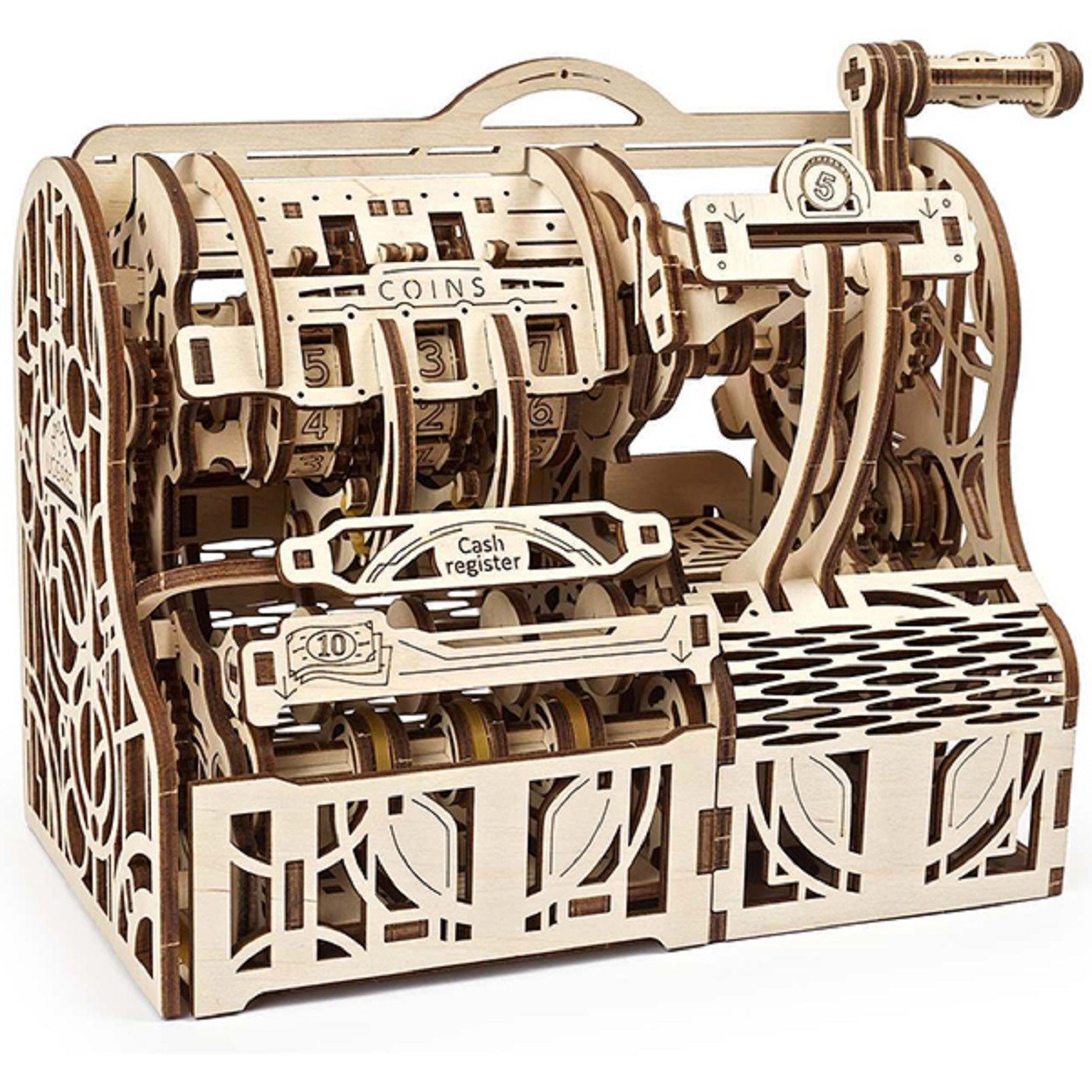 Сборная модель Ugears Кассовый аппарат (24,5*15,3*17,8 см)