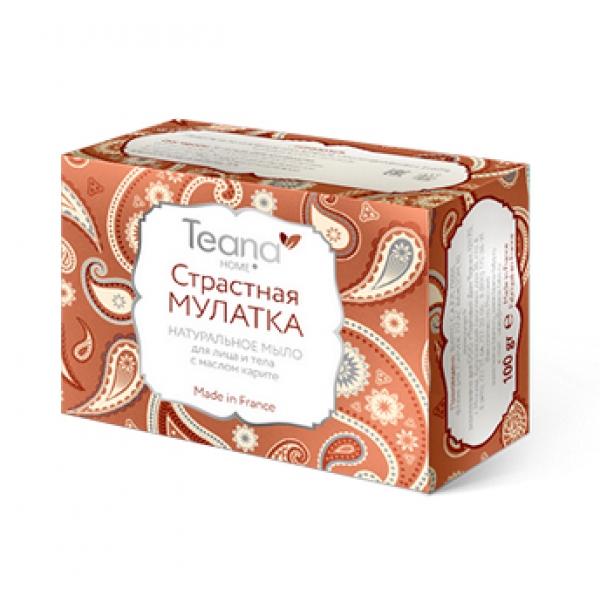 Мыло для сухой кожи Страстная Мулатка, 100 гр