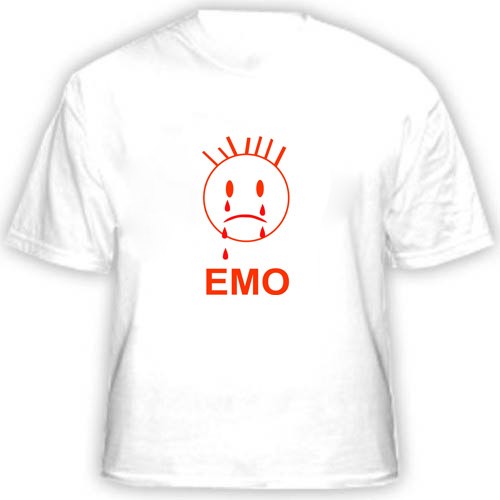 Прикольная футболка ЕМО