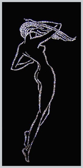 Картина Swarovski Женский силуэт. Желанная