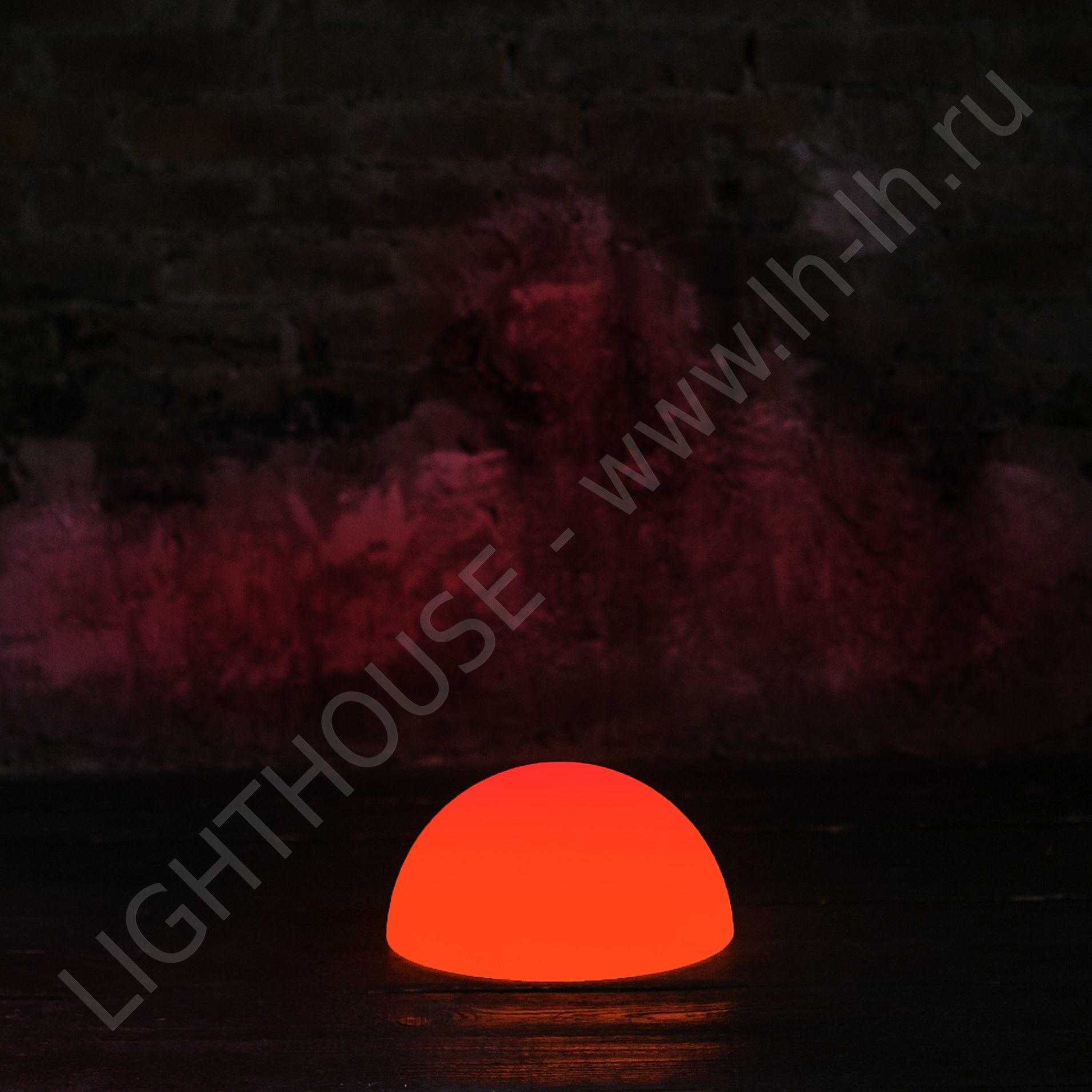 Светящаяся полусфера Halfmoon 220V RGB