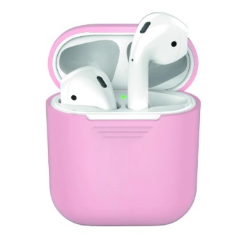 Силиконовый чехол Silicon Case для AirPods (Розовый)