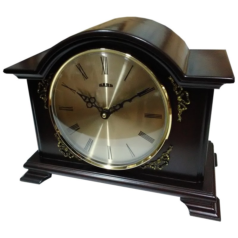 Настольные кварцевые часы 0217-15 Dark Walnut