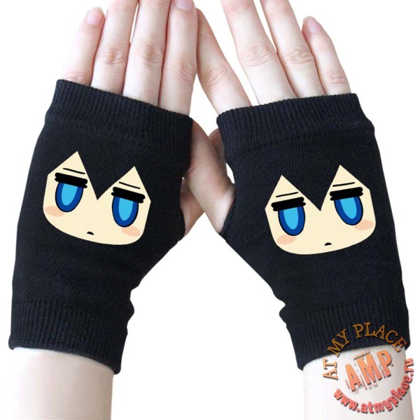 Черные митенки Black Rock Shooter