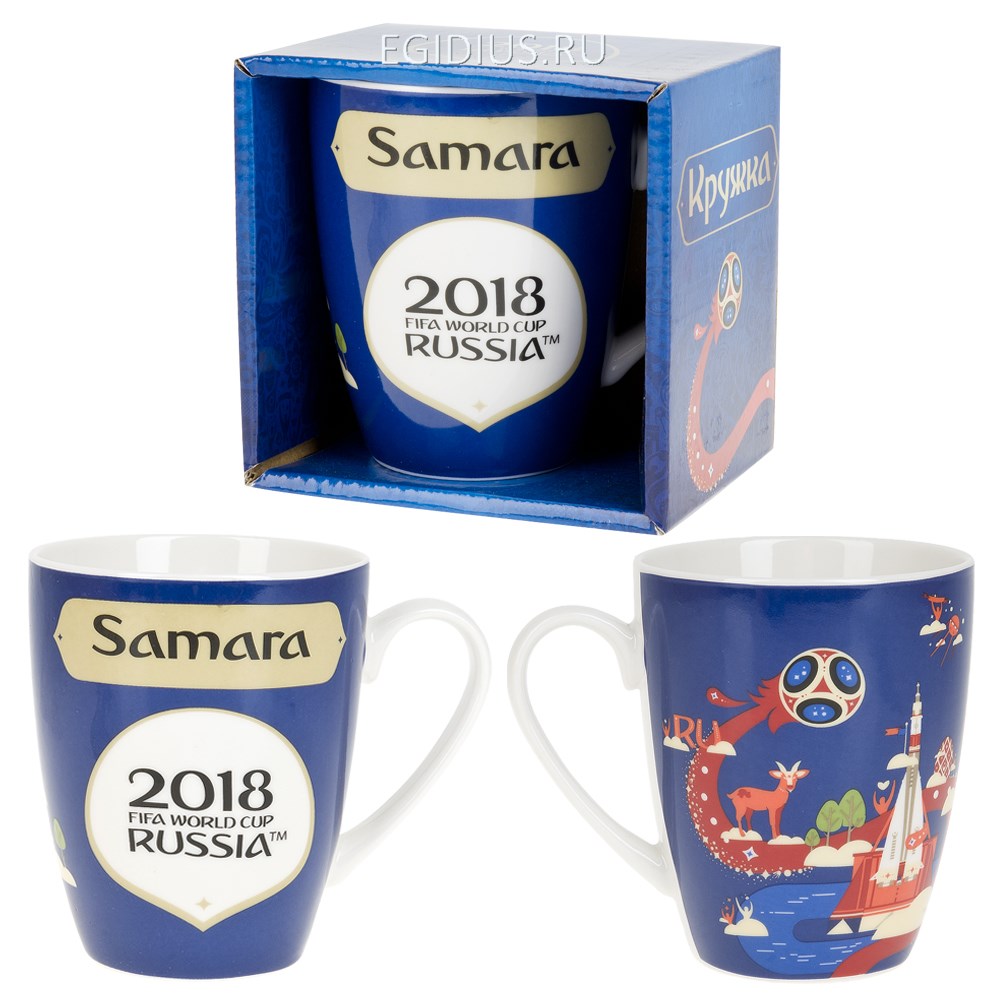 Фарфоровая кружка ЧМ 2018/Samara