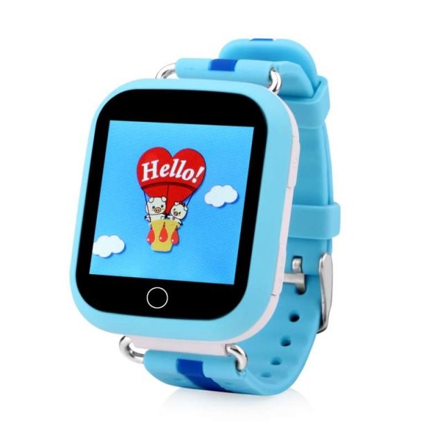 Голубые детские часы с GPS Smart Baby Watch GW200S