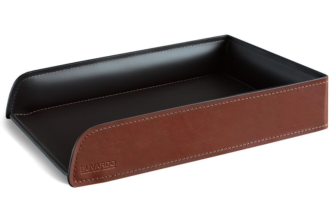 Лоток для бумаг PREMIUM из кожи Full Grain Toscana/Cuoietto