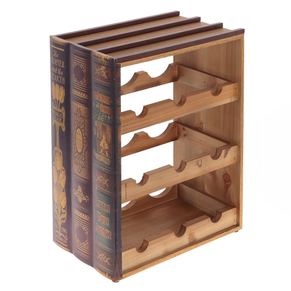 Подставка для бутылок Книжная полка