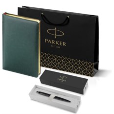 Подарочный набор Parker: шариковая ручка Parker Jotter XL SE20 Monochrome и ежедневник 212_3_128052753