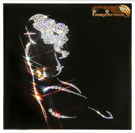 Картина Swarovski Кокетка