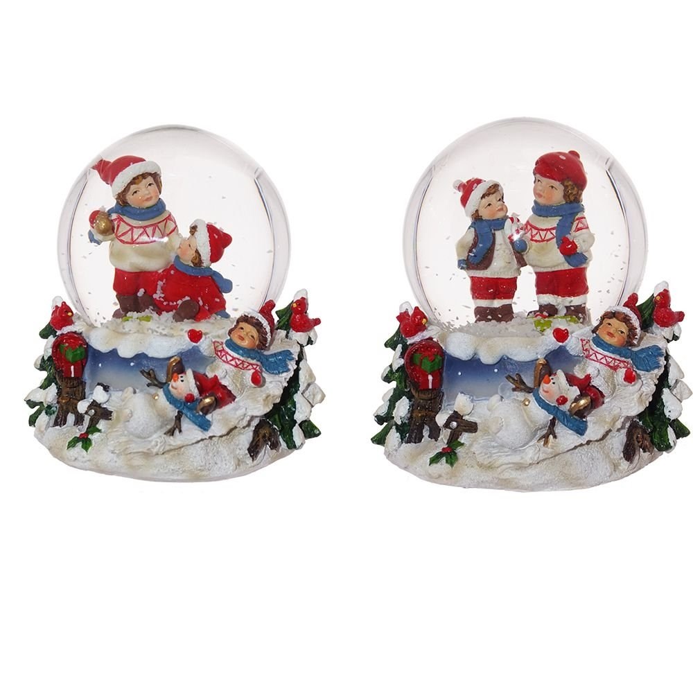 Декоративная фигурка в стеклянном шаре (8,3х8,5х9 см)