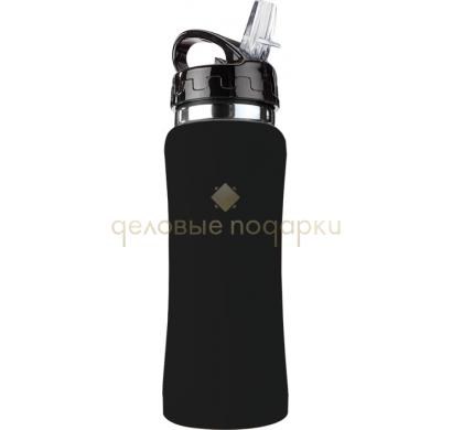 Черная спортивная бутылка Индиана