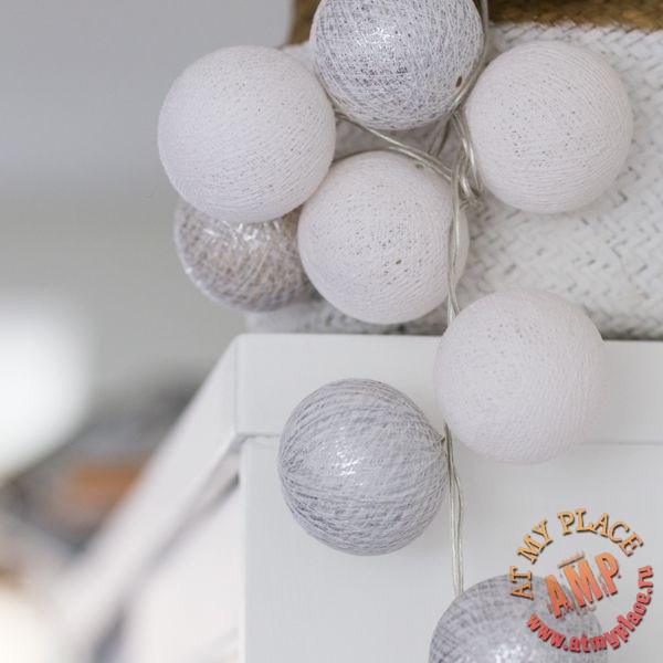 Гирлянда White&Silver