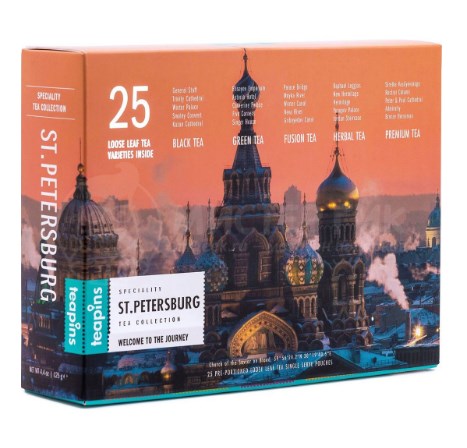 Коллекция листового чая Saint Petersburg Teapins (25 видов)