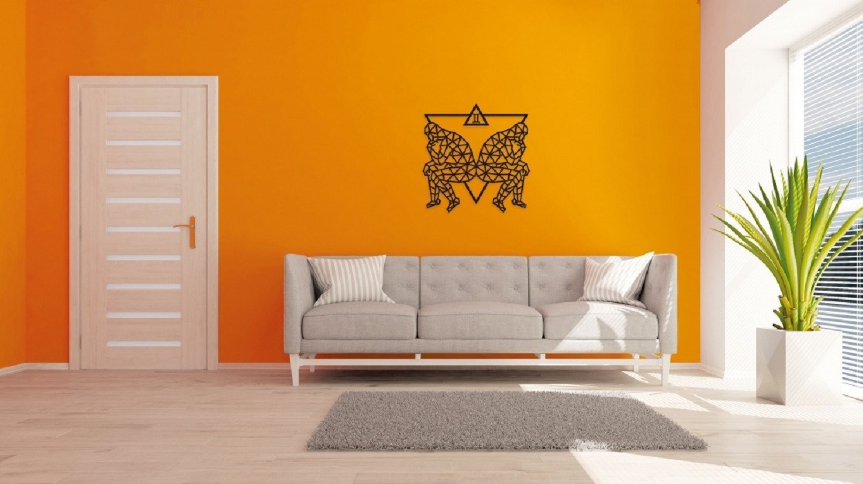 Деревянный декор настенный, панно EWA Design Близнецы