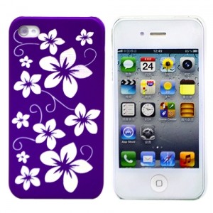 Чехол для iPhone 4/4S Purple Flowers из серии Tune