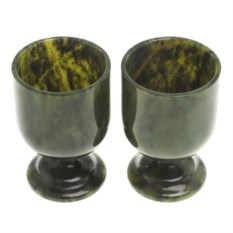 Набор рюмок из нефрита