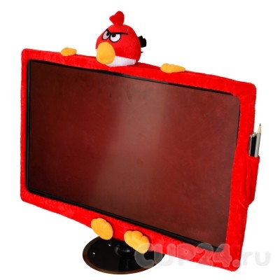 Чехол на монитор Angry birds (красный)