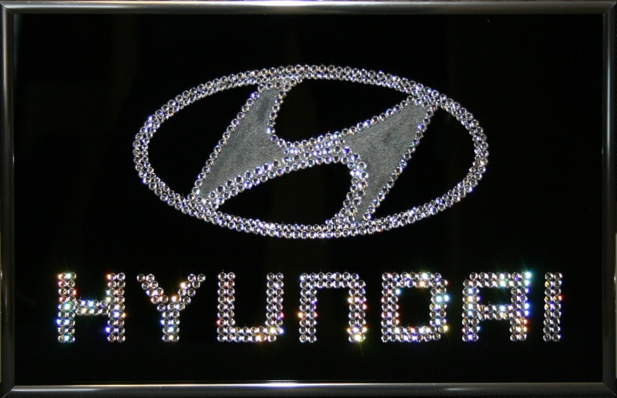 Картина с кристаллами Сваровски Hyundai