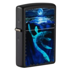 Зажигалка Zippo Black Light Loch Ness 49697 с гравировкой