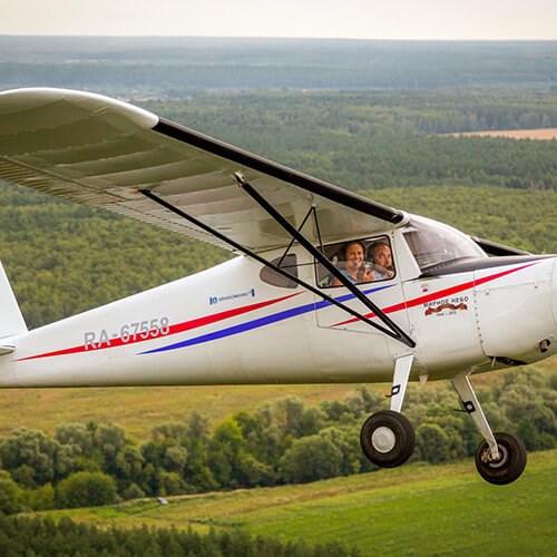 Полет на Cessna 140 (20 минут)