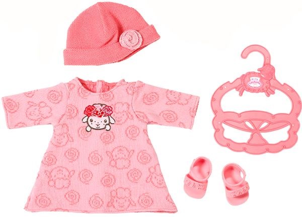 Платье, шапочка, босоножки для куклы My little BABY ANNABELL