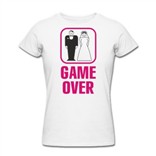 Женская футболка GAME OVER