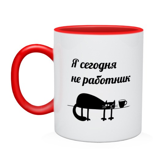 Кружка Понедельник день тяжёлый