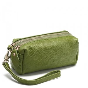 Косметичка Double zip (зеленая)