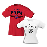 Футболки Best Papa & Best Mama