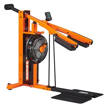 Тренажер для приседаний и жимов FluidPowerPRESS Orange