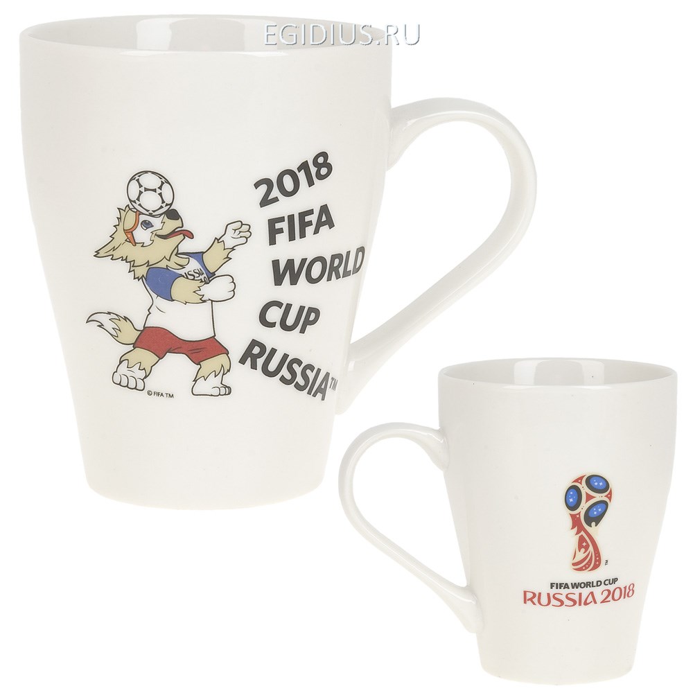 Фарфоровая кружка Чемпионат Мира FIFA 2018, 400 мл