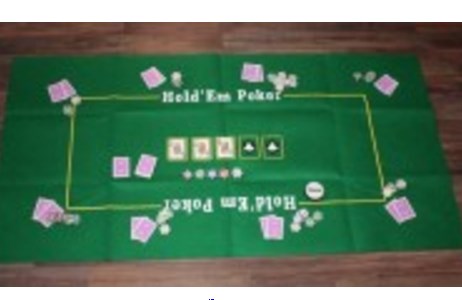 Сукно с разметкой Texas Holdem Poker