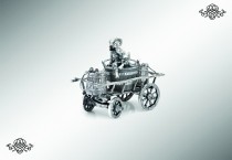 Серебряный набор для специй «Телега»