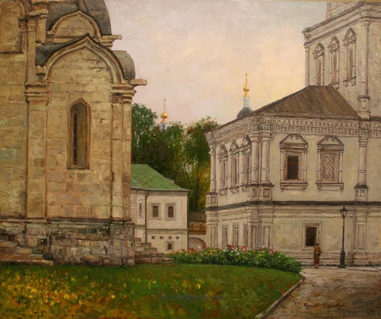 Картина Спасо-Андронников монастырь