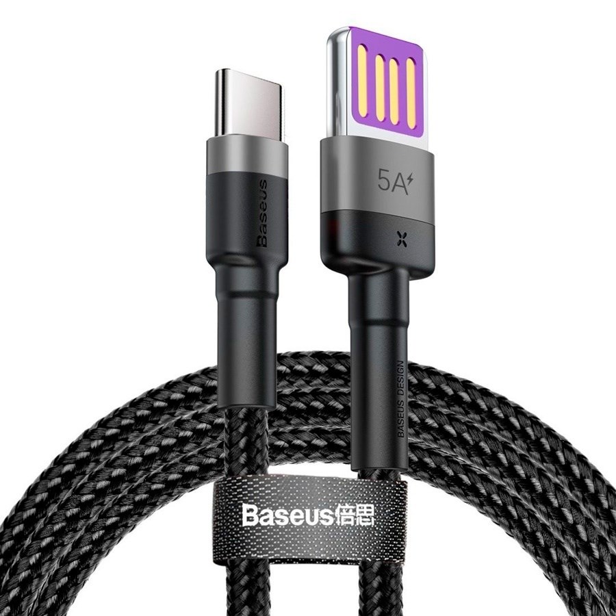 Кабель USB/Type-C 5A Baseus Cafule (CATKLF-PG1)