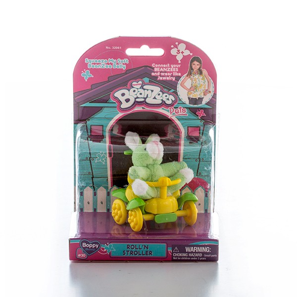 Игровой набор Beanzeez Зайчик в каталке