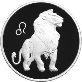 Лев, серебро, 3 рубля