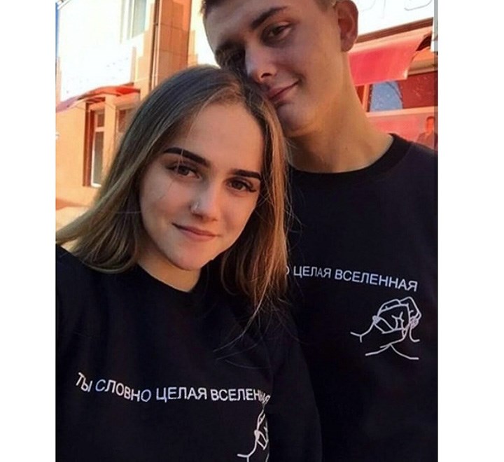Парные свитшоты Ты словно целая вселенная