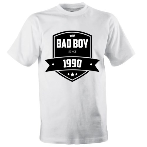 Мужская футболка с вашим годом Bad boy