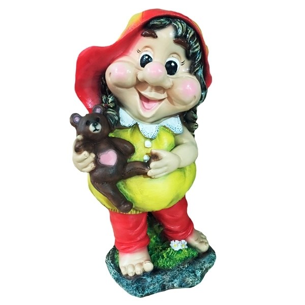 Декоративная фигура Девочка с мишкой