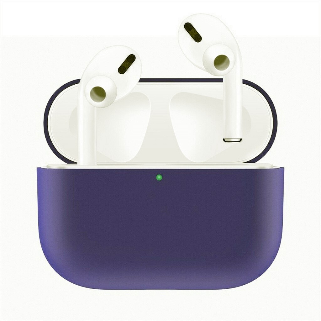 Силиконовый чехол Silicon Case для AirPods Pro (Сиреневый)