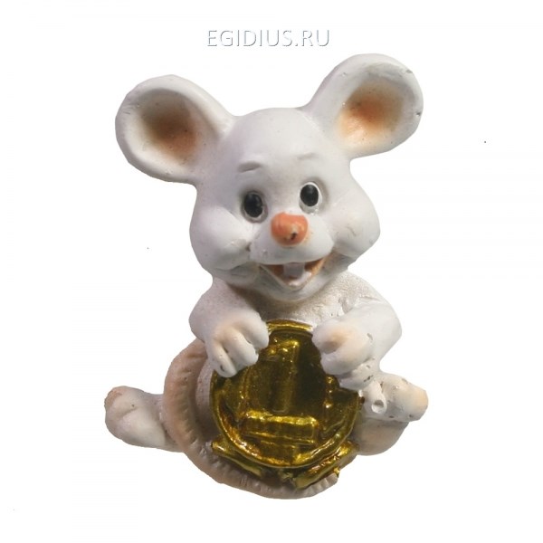 Магнит Мышонок с рублем