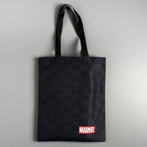 Черная текстильная сумка Marvel