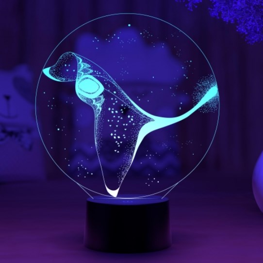 3D светильник «Скат»