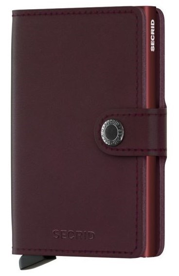 Кошелёк Secrid Miniwallet Matte Bordeaux